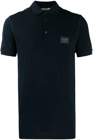 Dolce & Gabbana Logo-tag piqué polo shirt