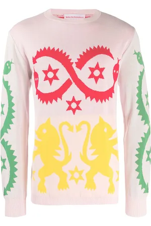 WALTER VAN BEIRENDONCK 2009 intarsia knit jumper