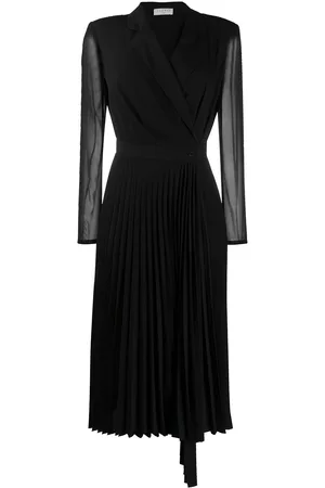 Sandro Long-sleeved V-neck dress