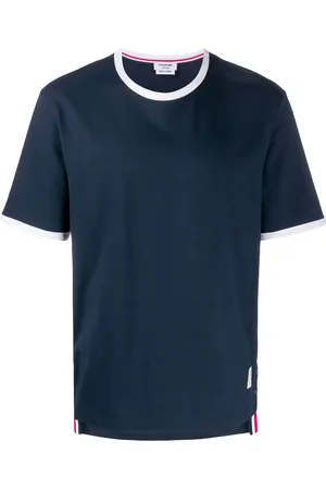 Thom Browne Contrast trim T-shirt