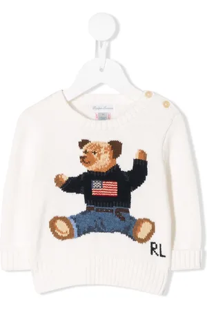 Ralph Lauren Bear embroidered jumper