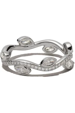 De Beers 18kt white gold Adonis Rose diamond band