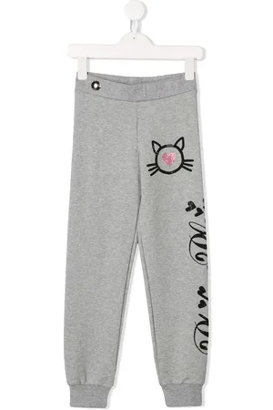 Philipp Plein Crystal Cat track pants