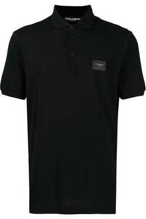 Dolce & Gabbana Logo-tag piqué polo shirt