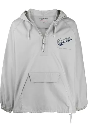 MARTINE ROSE Zipped neck wind breaker
