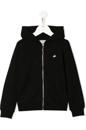 Philipp Plein Rhinestone logo zip-up hoodie