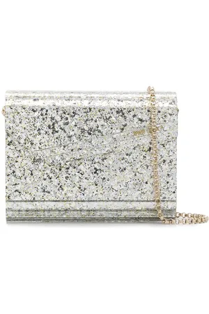 Jimmy Choo Candy glitter-detailing clutch