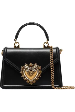 Dolce & Gabbana Small Devotion leather top-handle bag