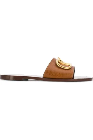 VALENTINO GARAVANI VLogo Signature leather slides