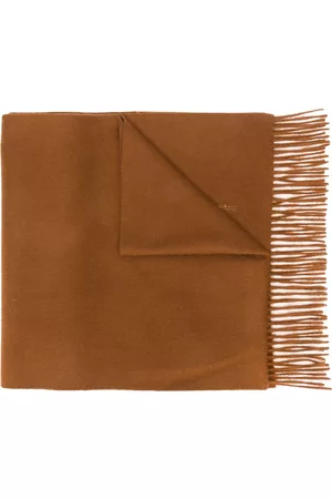 MACKINTOSH Embroidered cashmere scarf