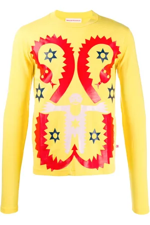WALTER VAN BEIRENDONCK 2009 snake printed long-sleeved T-shirt