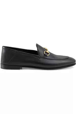 Gucci Women Loafers - Brixton Horsebit leather loafers