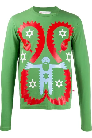 WALTER VAN BEIRENDONCK 2009 snake printed long-sleeved T-shirt