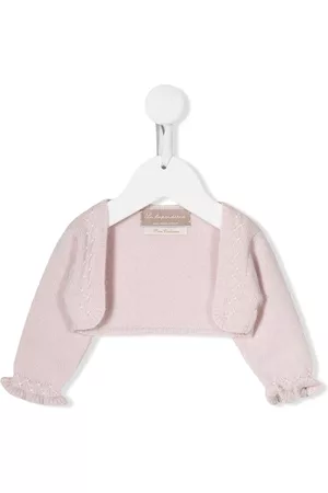 LA STUPENDERIA Ruffled cashmere cardigan