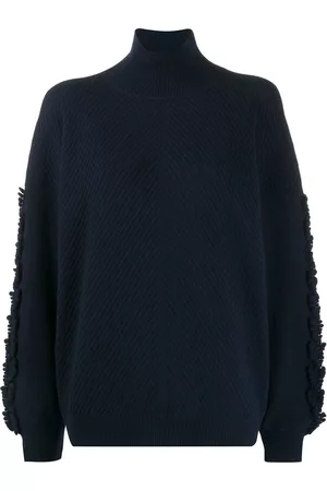 Barrie Textured sleeves detail jumper