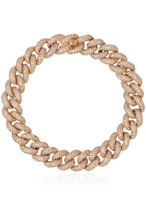 Shay 18kt yellow diamond chunky chain bracelet