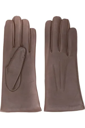 N.PEAL Short leather gloves