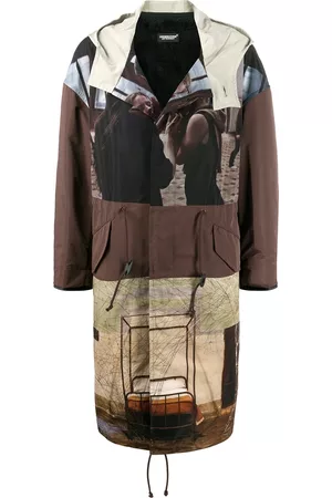 UNDERCOVER Patchwork print coat