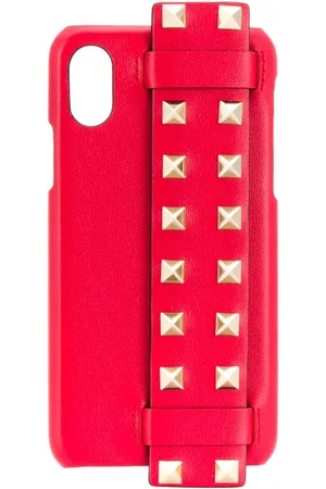 VALENTINO GARAVANI Rockstud strap iPhone X case