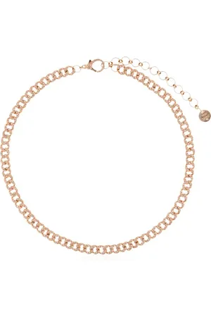 Shay 18kt rose gold mini diamond choker