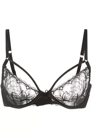 FLEUR DU MAL Gardenia lace demi bra