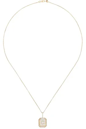 Mateo 14kt C initial necklace