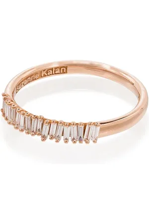 Suzanne Kalan 18kt rose gold Half Eternity diamond ring