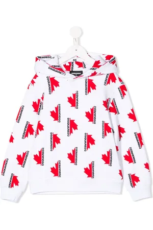 Dsquared2 Maple leaf print hoodie