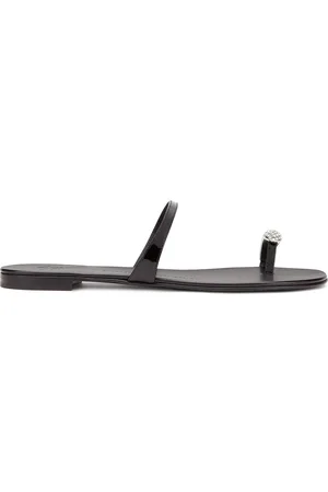 Giuseppe Zanotti Ring-embellished flat sandals