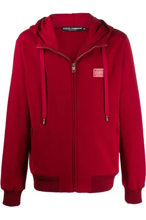 Dolce & Gabbana Logo-tag zip-up hoodie