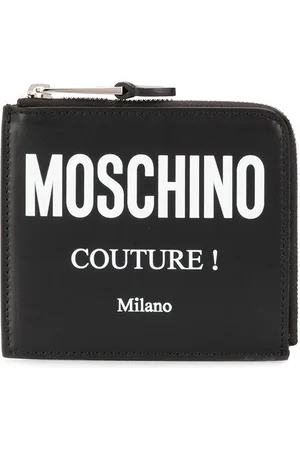 Moschino Couture logo zipped wallet