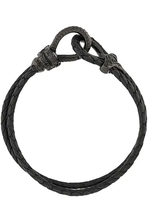 Nialaya Wrap-around leather bracelet