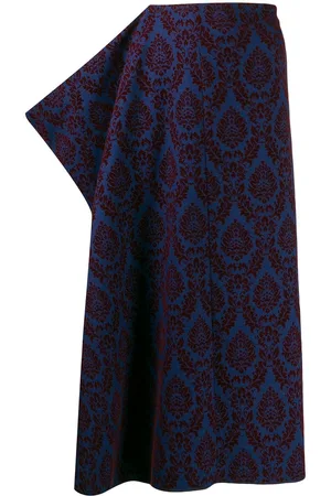 Comme des Garçons 1996 brocade midi skirt