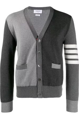 Thom Browne 4-Bar V-neck cardigan
