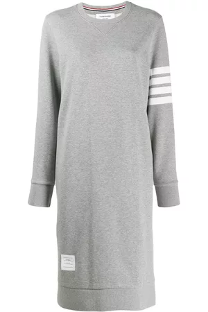 Thom Browne 4-Bar loopback sweatshirt dress
