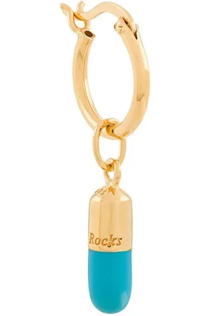 TRUE ROCKS Pill hoop earring