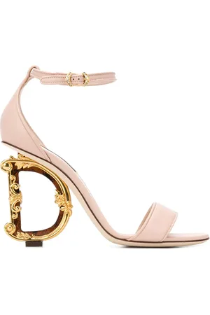 Dolce & Gabbana Baroque DG 105mm leather sandals