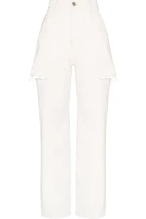Maison Margiela Distressed straight-leg jeans