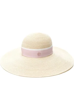 Le Mont St Michel Blanche straw capeline hat