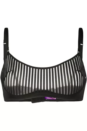 MAISON CLOSE Striped underwired bra