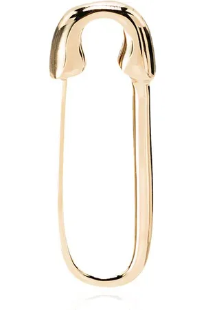 Anita 18kt yellow safety pin earring
