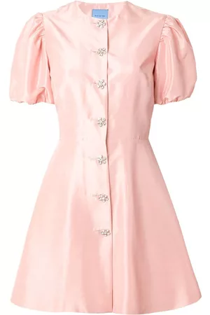 Macgraw Sorbet embellished button dress
