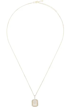Mateo 14kt crystal-embellished heart necklace
