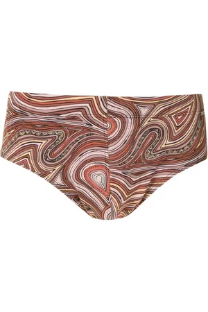 AMIR SLAMA Marajoara print trunks