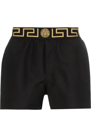 VERSACE Greca Border swim shorts