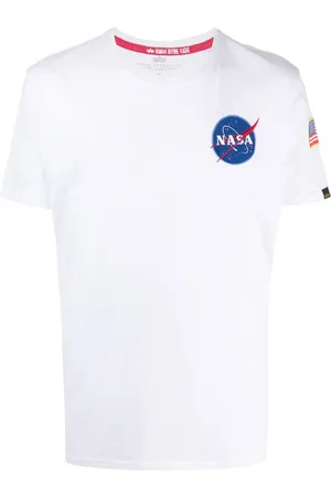 Alpha Industries NASA print short-sleeve T-shirt