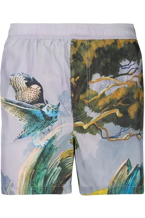 VALENTINO GARAVANI Floating Island print swim shorts