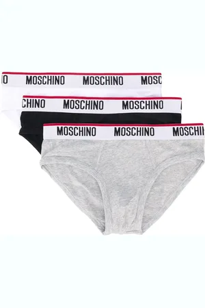 Moschino Logo waistband three-pack briefs