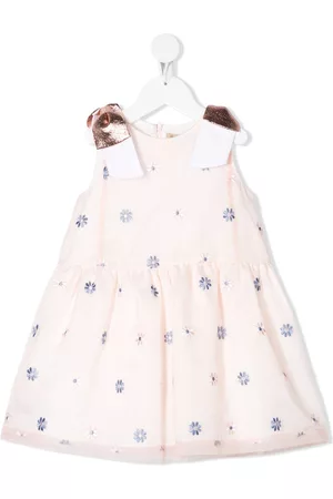 HUCKLEBONES LONDON Dropped waist bodice dress