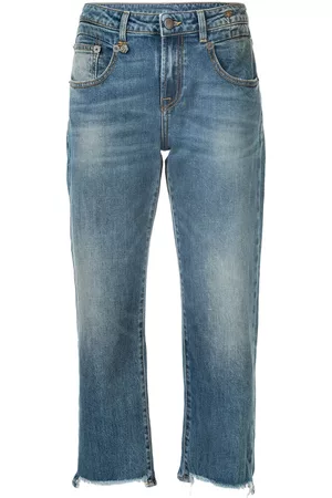 R13 Cropped straight-leg jeans